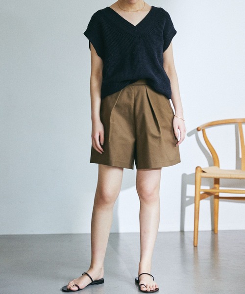 BABYLONE（バビロン）の「タックショートパンツ（その他パンツ