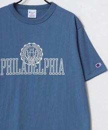 Champion | Champion/チャンピオン コットンUSA カレッジプリント ワンポイント刺繍 半袖Tシャツ(Tシャツ/カットソー)