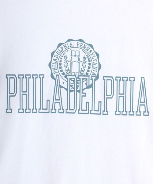 Champion(チャンピオン)の「Champion/チャンピオン コットンUSA カレッジプリント ワンポイント刺繍 半袖Tシャツ(Tシャツ/カットソー・メンズ・ホワイト/ブラック/ベージュ/ネイビー/グレー/ブルー/ホワイト系その他/グリーン・M/L/XL)」の16枚目の写真