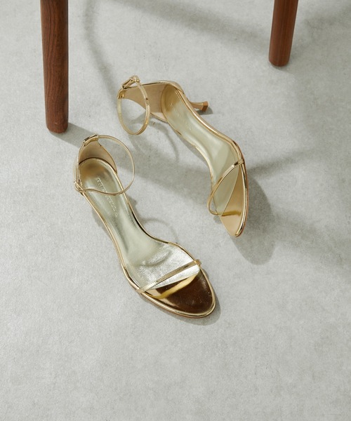 Whim Gazette（ウィムガゼット）の「【BRENTELLA】ストラップサンダル（サンダル・レディース・ゴールド/ホワイト・36/37/38）」の2枚目の写真