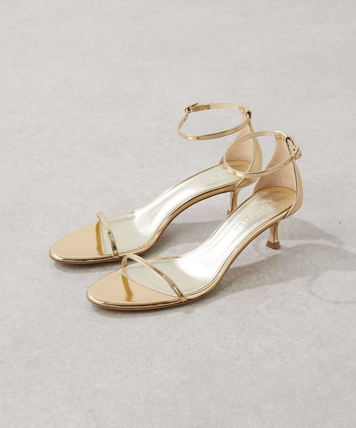 Whim Gazette（ウィムガゼット）の「【BRENTELLA】ストラップサンダル（サンダル・レディース・ゴールド/ホワイト・36/37/38）」の5枚目の写真