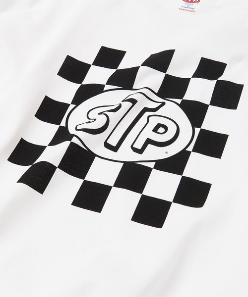 JACK & MARIE(ジャックアンドマリー)の「STP チェッカーロングスリーブTee st23s007(Tシャツ/カットソー・メンズ・ホワイト・M/L)」の7枚目の写真