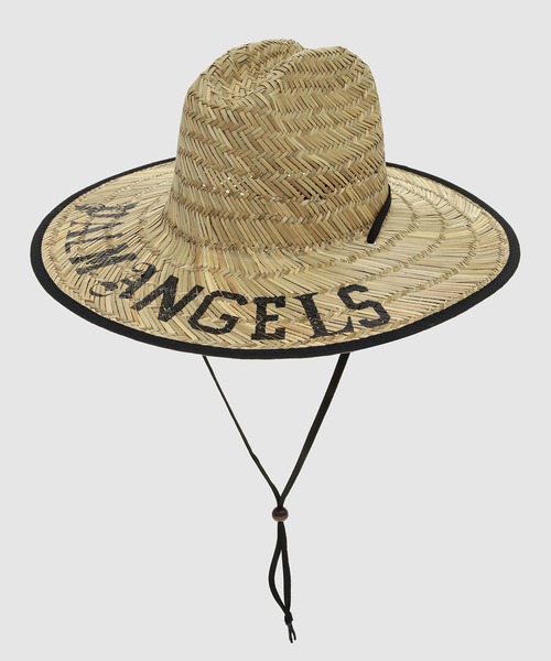 Palm Angels(パームエンジェルス)の「HAWAIIAN LOGO HAT(ハット・メンズ・ベージュ×ブラック・ONE SIZE)」の1枚目の写真