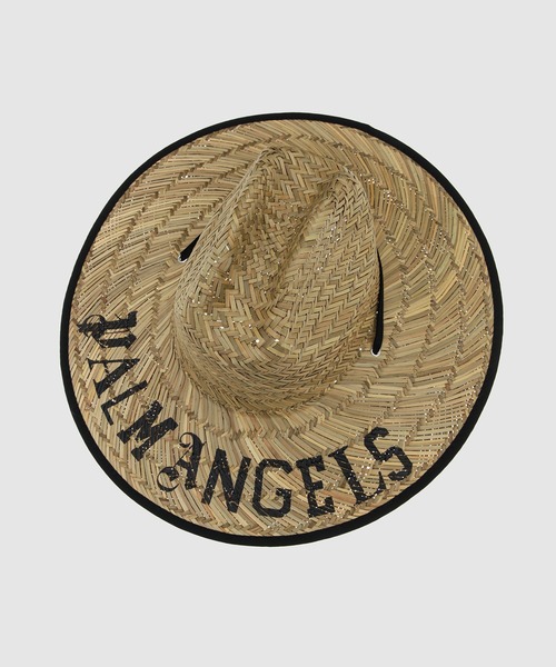 Palm Angels(パームエンジェルス)の「HAWAIIAN LOGO HAT(ハット・メンズ・ベージュ×ブラック・ONE SIZE)」の4枚目の写真