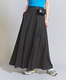 BEAUTY&YOUTH UNITED ARROWS | 麻レーヨンブレンド フレアマキシスカート -ウォッシャブル-(スカート)