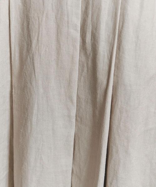 BEAUTY&YOUTH UNITED ARROWS(ビューティーアンドユースユナイテッドアローズ)の「麻レーヨンブレンド フレアマキシスカート -ウォッシャブル-(スカート・レディース・ナチュラル/ブラック/コバルトブルー/ピンク/ダークブラウン・XS/S/M/L)」の13枚目の写真