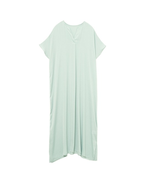 for/c(フォーシー)の「スリットネックワンピース【サスティナブル】(ワンピース・レディース・ラベンダー/ブラック/ライトグリーン/ライトベージュ・M/LL/L)」の10枚目の写真