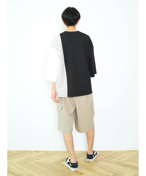 CRAFT STANDARD BOUTIQUE(クラフトスタンダードブティック)の「強撚ポンチ配色切り替えH/S TEE(Tシャツ/カットソー・メンズ・ブラック/ライトグレー・M/L/XL)」の18枚目の写真