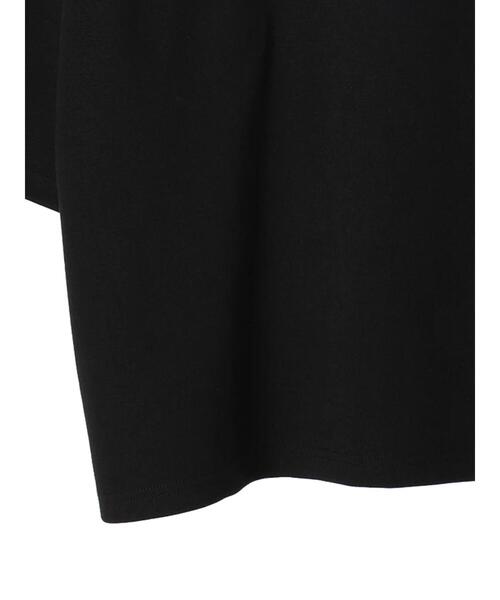 CRAFT STANDARD BOUTIQUE(クラフトスタンダードブティック)の「強撚ポンチ配色切り替えH/S TEE(Tシャツ/カットソー・メンズ・ブラック/ライトグレー・M/L/XL)」の4枚目の写真