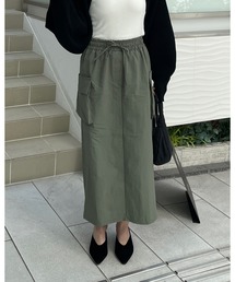 LE MORE | ナイロンポケットカーゴスカート(スカート)