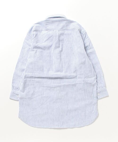 NAVY(ネイビー)の「SOLOTEX(R)使用 リネンブレンド7分袖シャツ(シャツ/ブラウス・メンズ・ネイビー/ブルー/サックスブルー/ライトブルー/ホワイト/グレー・S/XL/M/L)」の7枚目の写真