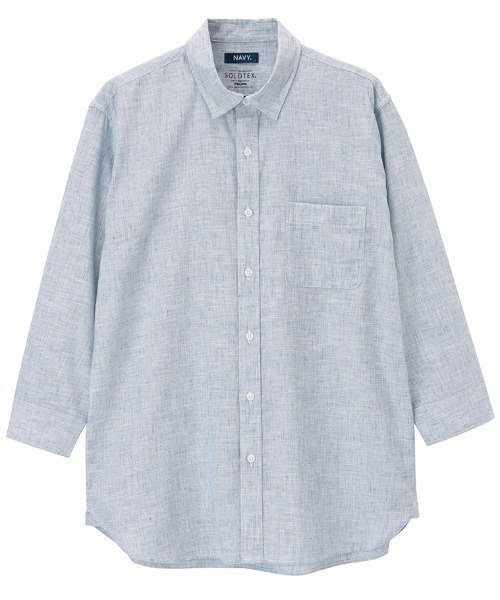 セール】SOLOTEX(R)使用 リネンブレンド7分袖シャツ（シャツ/ブラウス