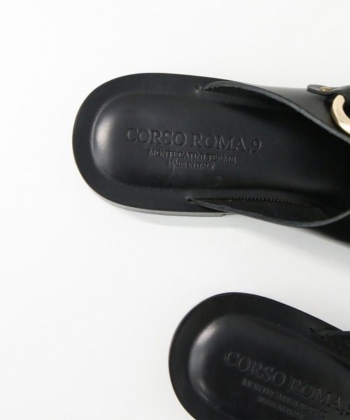 CORSO ROMA,9(コルソローマ)の「レザークロスサンダル(サンダル・レディース・ブラック・37/38/36)」の12枚目の写真