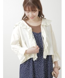 ehka sopo | レースキャンディースリーブブラウス(シャツ/ブラウス)