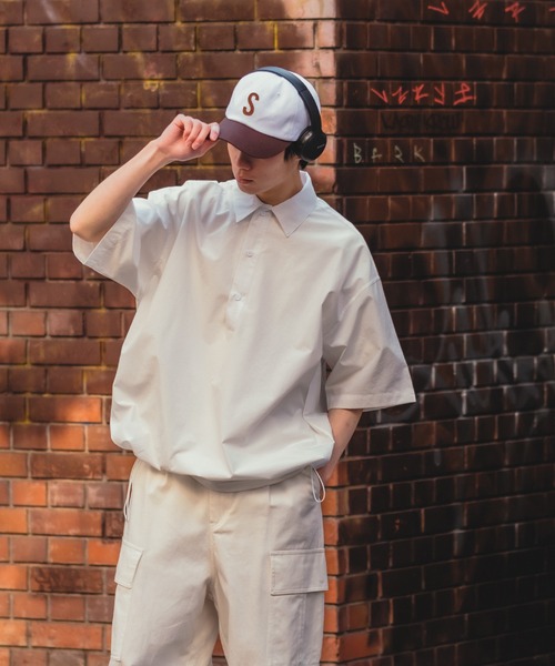 STARTER(スターター)の「【STARTER】別注 フェルト ロゴ ワッペン キャップ STA23-101(キャップ・メンズ・ブラック/ホワイト系その他2/ホワイト系その他/ホワイト/ネイビー・FREE)」の7枚目の写真