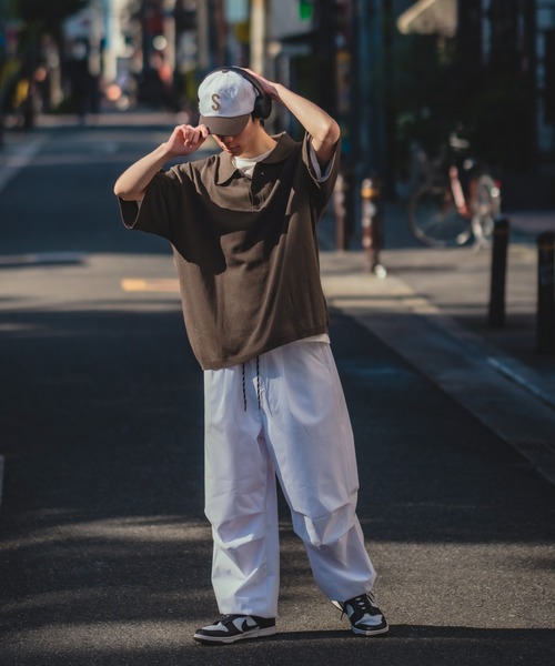 STARTER(スターター)の「【STARTER】別注 フェルト ロゴ ワッペン キャップ STA23-101(キャップ・メンズ・ブラック/ホワイト系その他2/ホワイト系その他/ホワイト/ネイビー・FREE)」の8枚目の写真