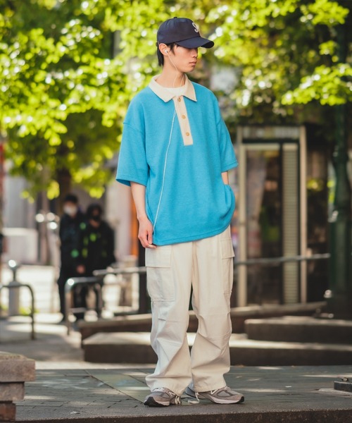 STARTER(スターター)の「【STARTER】別注 フェルト ロゴ ワッペン キャップ STA23-101(キャップ・メンズ・ブラック/ホワイト系その他2/ホワイト系その他/ホワイト/ネイビー・FREE)」の13枚目の写真