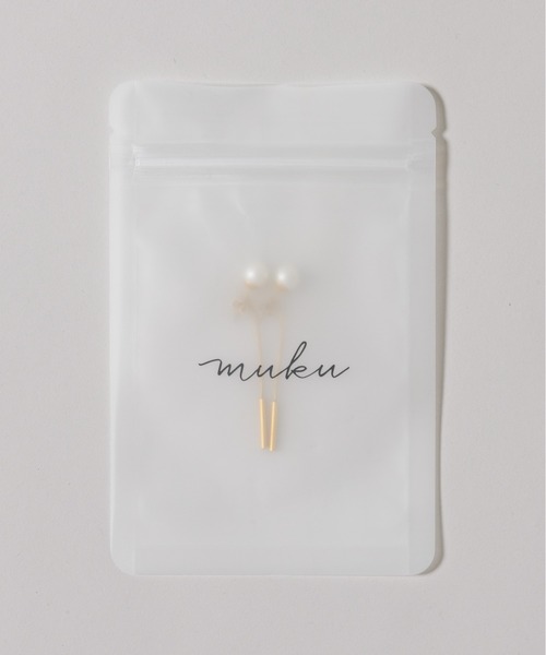muku（ムク）の「金属アレルギー対応【silver登場】【お手持ちのピアスも揺れるデザインに】ロングパールピアス/サージカルステンレス（ピアス（両耳用）・レディース・ゴールド/シルバー・FREE）」の6枚目の写真