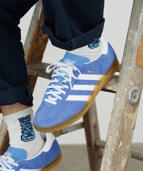 adidas(アディダス)の「adidas/アディダス GAZELLE INDOOR スニーカー 2026秋冬 再入荷 秋服 2026年秋冬(スニーカー・メンズ・ブルー・27/27.5/28/26.5/26)」の6枚目の写真