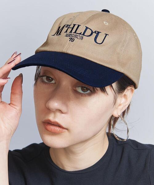 SOU&VEN（スーアンドヴェン）の「＜SOU&VEN＞2トーンショップ キャップ（キャップ・レディース・ベージュ/その他2/その他1・FREE）」の2枚目の写真