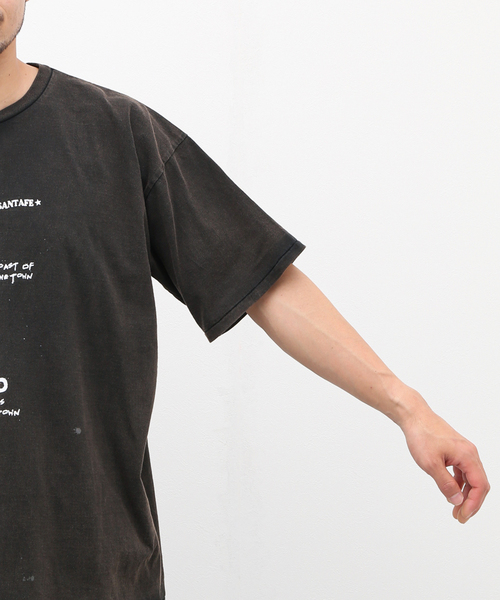Tシャツ・カットソー VINTAGE T-SHIRT 30%OFF【CAMBIO(カンビオ)】ヴィンテージロックT風スーベニアT