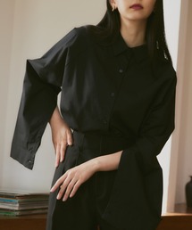 slit design over shirt/スリットデザインオーバーシャツ