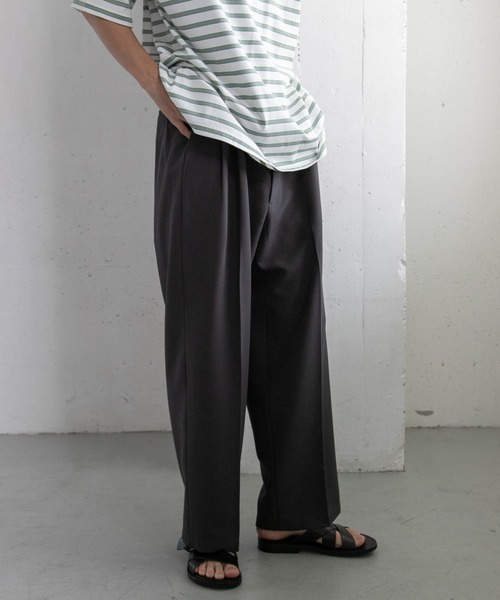 FORK&SPOON（フォークアンドスプーン）の「『セットアップ対応』『速乾』FORK&SPOON　Tec Linen パンツ（その他パンツ・メンズ・ブラック/カーキ・4/5）」の11枚目の写真