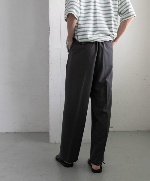 FORK&SPOON（フォークアンドスプーン）の「『セットアップ対応』『速乾』FORK&SPOON　Tec Linen パンツ（その他パンツ・メンズ・ブラック/カーキ・4/5）」の5枚目の写真