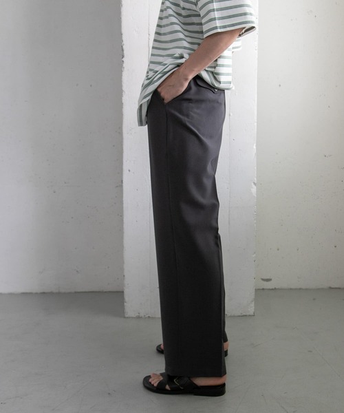 FORK&SPOON（フォークアンドスプーン）の「『セットアップ対応』『速乾』FORK&SPOON　Tec Linen パンツ（その他パンツ・メンズ・ブラック/カーキ・4/5）」の7枚目の写真