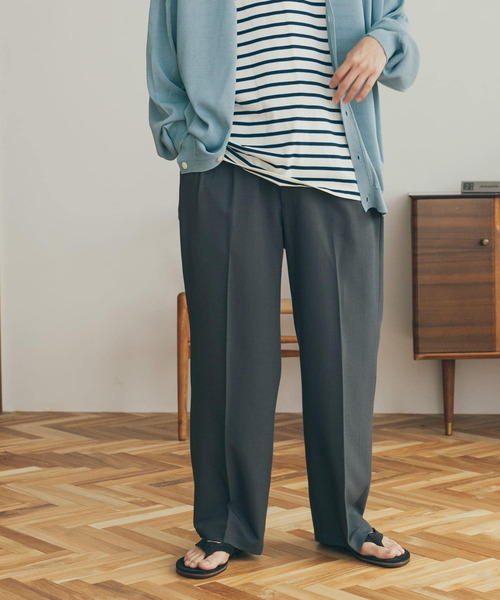 FORK&SPOON（フォークアンドスプーン）の「『セットアップ対応』『速乾』FORK&SPOON　Tec Linen パンツ（その他パンツ・メンズ・ブラック/カーキ・4/5）」の9枚目の写真