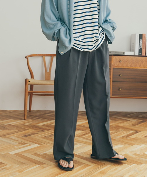 FORK&SPOON（フォークアンドスプーン）の「『セットアップ対応』『速乾』FORK&SPOON　Tec Linen パンツ（その他パンツ・メンズ・ブラック/カーキ・4/5）」の15枚目の写真