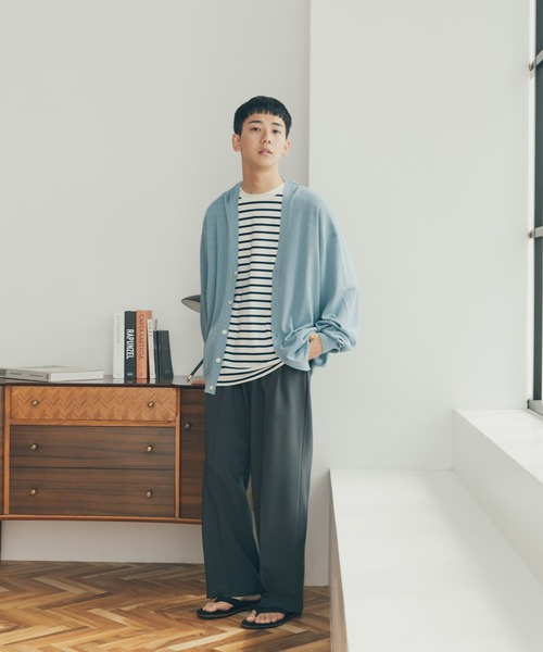 FORK&SPOON（フォークアンドスプーン）の「『セットアップ対応』『速乾』FORK&SPOON　Tec Linen パンツ（その他パンツ・メンズ・ブラック/カーキ・4/5）」の4枚目の写真