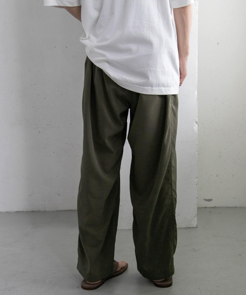 FORK&SPOON（フォークアンドスプーン）の「『セットアップ対応』『速乾』FORK&SPOON　Tec Linen パンツ（その他パンツ・メンズ・ブラック/カーキ・4/5）」の8枚目の写真