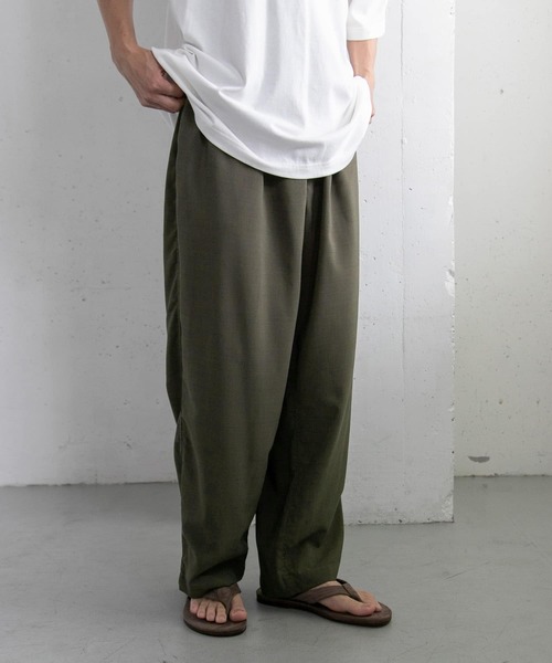 FORK&SPOON（フォークアンドスプーン）の「『セットアップ対応』『速乾』FORK&SPOON　Tec Linen パンツ（その他パンツ・メンズ・ブラック/カーキ・4/5）」の14枚目の写真