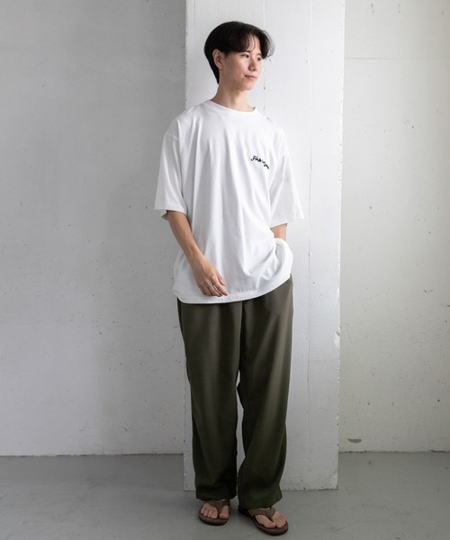 FORK&SPOON（フォークアンドスプーン）の「『セットアップ対応』『速乾』FORK&SPOON　Tec Linen パンツ（その他パンツ・メンズ・ブラック/カーキ・4/5）」の10枚目の写真