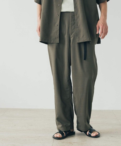 FORK&SPOON（フォークアンドスプーン）の「『セットアップ対応』『速乾』FORK&SPOON　Tec Linen パンツ（その他パンツ・メンズ・ブラック/カーキ・4/5）」の18枚目の写真