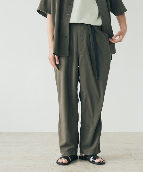 FORK&SPOON（フォークアンドスプーン）の「『セットアップ対応』『速乾』FORK&SPOON　Tec Linen パンツ（その他パンツ・メンズ・ブラック/カーキ・4/5）」の19枚目の写真