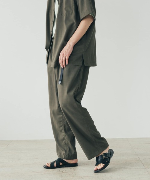 FORK&SPOON（フォークアンドスプーン）の「『セットアップ対応』『速乾』FORK&SPOON　Tec Linen パンツ（その他パンツ・メンズ・ブラック/カーキ・4/5）」の20枚目の写真