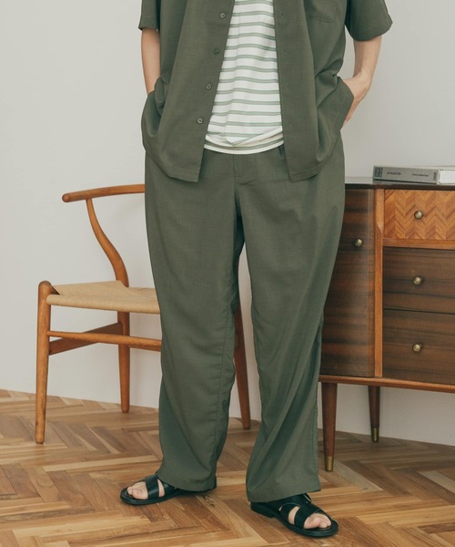 FORK&SPOON（フォークアンドスプーン）の「『セットアップ対応』『速乾』FORK&SPOON　Tec Linen パンツ（その他パンツ・メンズ・ブラック/カーキ・4/5）」の21枚目の写真