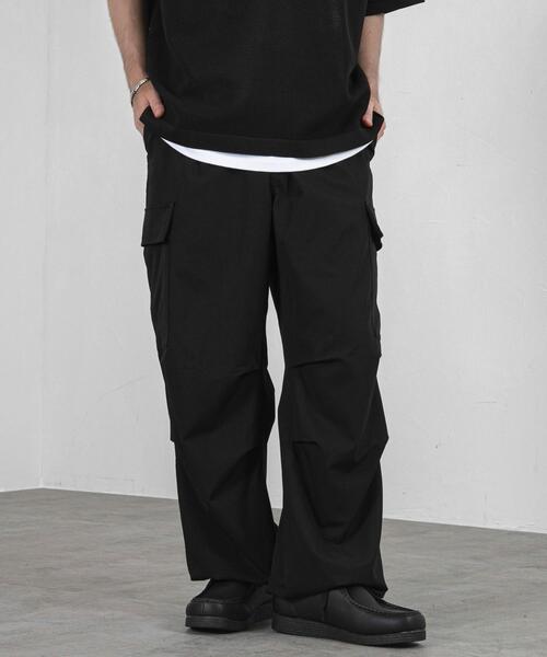 coen（コーエン）の「タックワイドスラックスカーゴパンツ（カーゴ
