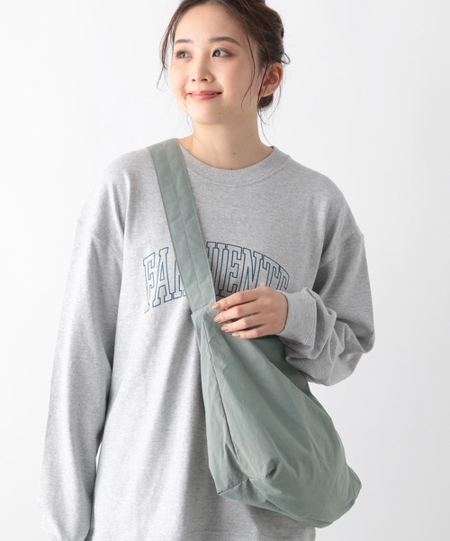 GLOBAL WORK（グローバルワーク）の「撥水ライトショルダーS/909338（ショルダーバッグ・メンズ・ブラック/ホワイト/グリーン/グレー/ライトブルー/ベージュ/ライトグレー/オフホワイト・FREE）」の6枚目の写真