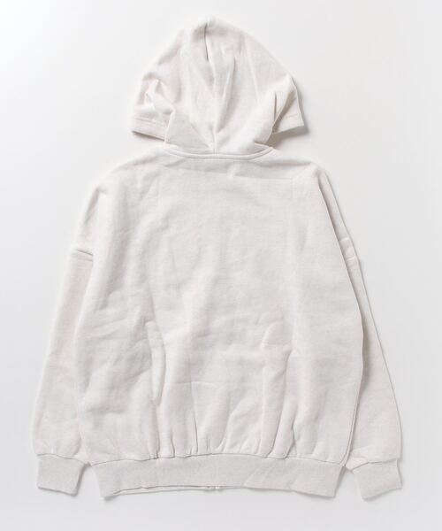 ROXY（ロキシー）の「ROXY/ロキシー ジップアップパーカー オーバーサイズ 刺繍ロゴ 裏起毛パーカー RZP234022（パーカー・レディース・ブラック/グレー・M/S）」の3枚目の写真