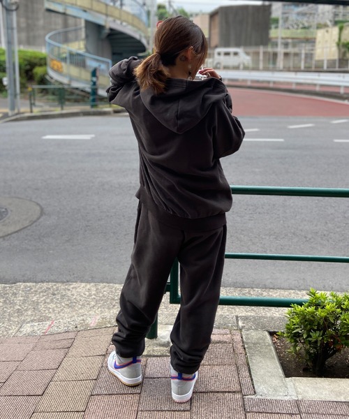 ROXY（ロキシー）の「ROXY/ロキシー ジップアップパーカー オーバーサイズ 刺繍ロゴ 裏起毛パーカー RZP234022（パーカー・レディース・ブラック/グレー・M/S）」の14枚目の写真