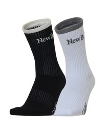 リニアロゴ ミッドカフ 2Pソックス