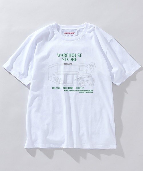 JOURNAL STANDARD(ジャーナルスタンダード)の「【ZOZO限定】MISHIMA MART S/S TEE3 / プリントTシャツ(Tシャツ/カットソー・メンズ・ホワイト系その他/ブラック系その他/ホワイト系その他2/ホワイト系その他3/ホワイト系その他4/ブラック系その他2/ブラック系その他3/ブラック系その他4・S/M/L/XL)」の4枚目の写真