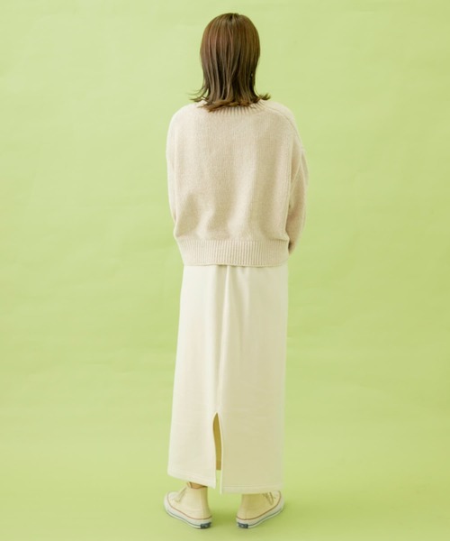 URBAN RESEARCH Sonny Label（アーバンリサーチサニーレーベル）の「『新色追加』モールヤーンニットプルオーバー（ニット/セーター・レディース・ベージュ/ブルー/ネイビー/ピンク系その他/グレー系その他/オフホワイト/ピンク・FREE）」の15枚目の写真