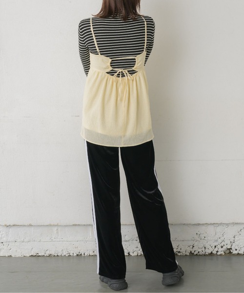 RETRO GIRL（レトロガール）の「キャミビスチェ（キャミソール・レディース・ダークグレー/ナチュラル/ブラック・FREE）」の10枚目の写真