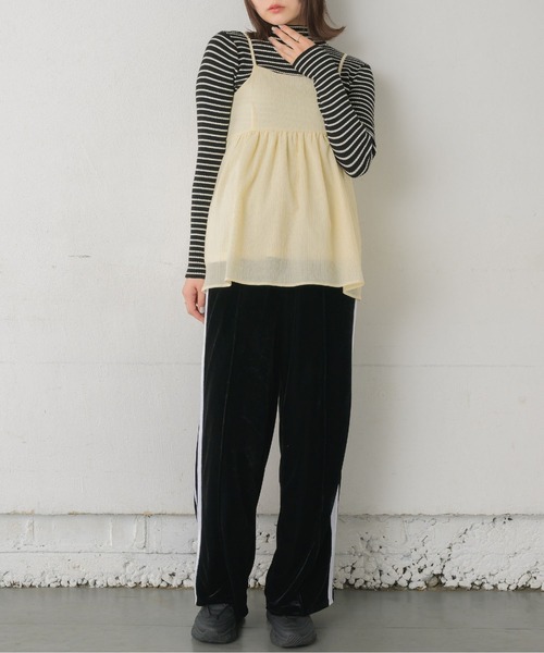 RETRO GIRL（レトロガール）の「キャミビスチェ（キャミソール・レディース・ダークグレー/ナチュラル/ブラック・FREE）」の7枚目の写真