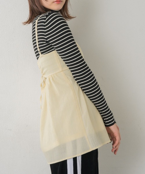 RETRO GIRL（レトロガール）の「キャミビスチェ（キャミソール・レディース・ダークグレー/ナチュラル/ブラック・FREE）」の5枚目の写真