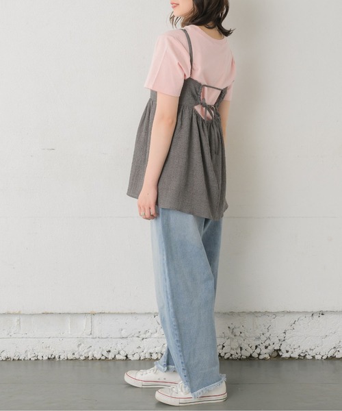 RETRO GIRL（レトロガール）の「キャミビスチェ（キャミソール・レディース・ダークグレー/ナチュラル/ブラック・FREE）」の16枚目の写真